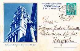 Croatia - Hrvatska , Split - Dopisnica , Postal Stationery 1939 - Croatie