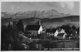 TEUFEN → Dorf Südlich Von St.Gallen Mit Dem Frauenkloster Wonnenstein 1943 - Teufen