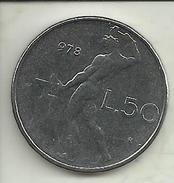 V50 - 50 LIRE 1978 - VARIANTE SPL - 50 Lire