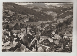 CPSM LAPOUTROIE (Haut Rhin) - En Avion Au-dessus De......L'Eglise - Lapoutroie