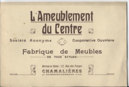 63 - CHAMALIERES  - L'AMEUBLEMENT Du CENTRE  - Catalogue - Fabrique De Meubles - Styles - Innendekoration