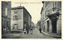 Pierre-Bénite - Grande-rue, Côté Sud, 1907 - Pierre Benite