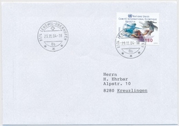 1140 Internationales Jahr Des Sports Und Der Sporterziehung - Gelaufenes FDC Ab LENGWIL OBERHOFEN Katon Thurgau - Lettres & Documents