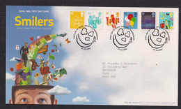 GB 2006 QE2 FDC Smilers Occasions Set Of 6 Stamps SHS Grinshill Pmk ( A183 ) - 2001-10 Ediciones Decimales