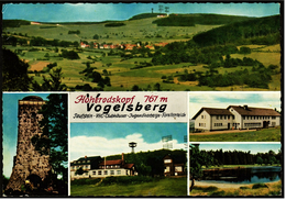 Hoherodskopf Vogelsberg  -  Taufstein - VHC-Clubhäuser - Jugendherberge - Ansichtskarte Ca. 1964   (6649) - Lauterbach
