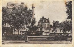 Valence - La Fontaine Monumentale, Boulevard Bancel En 1942 - Edition Combier - Carte CIM - Valence