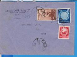 COVER  NICE COVER NICE STAMPS  ROMANIA 1953 POSTAL HISTORY - Cartas & Documentos