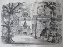 Gravure 1867 . EXPOSITION UNIVERSELLE De Paris .LA REPUBLIQUE DE VENEZUELA  Caracas - Non Classés