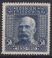 Austria Occupation Of Bosnia 1910 Mi#60 Mint Hinged - Unused Stamps