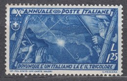 Italy 1932 Mi#426 Sassone#336 Mint Hinged - Nuovi