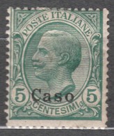 Italy Colonies Aegean Islands Caso 1912 Sassone#2 Mi#4 II Mint Hinged - Aegean (Caso)