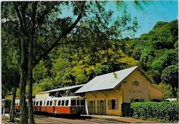 CPSM CPM  10 X 15 Ile De La Réunion Circulé Grande Chaloupe Gare Train Fontaine 658 - Altri & Non Classificati