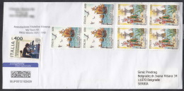 Italy Modern Cover To Serbia - 2011-20: Poststempel