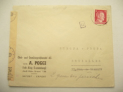 1942 , Esch Alzig ,  Lettre Commerzial Avec Censure - 1940-1944 German Occupation