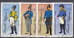 Germany DDR 1986 Mi#2997-3000 Mint Never Hinged - Unused Stamps