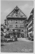 HOTEL OCHSEN → Koliplatz Mit Oldtimer Vor Dem Ochsen, Fotokarte Ca.1945 - Other & Unclassified