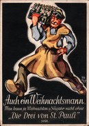 ! Alte Reklamekarte Werbung Bavaria St. Pauli Bier, Beer, Hamburg, Brauerei, Weihnachtsmann, Künstlerkarte Sign. Haug - Publicidad