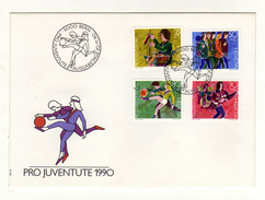 Enveloppe Pro Juventute Olitération 3000  BERN 20/11/1990 - Storia Postale