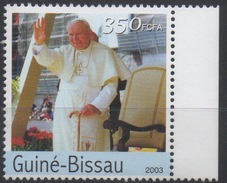 Guiné-Bissau Guinea Guinée Bissau 2003 Mi. 2614 Pape Pope Papst John Paul II Jean Paul Johannes Paul Religion SCARCE ! - Papi