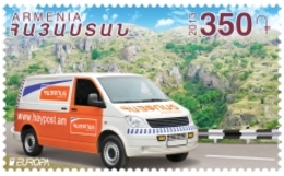 Armenia MNH** 2013 Mi 834 International. EUROPE Europa 2013. Means Of Postal Delivery - Armenië