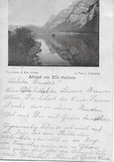ABEND AM KLÖNTHALSEE → Durch Einen Bergsturz Entstanden, Sehr Alte Karte 1899 ►RRR◄ - Andere & Zonder Classificatie