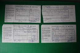 ROMANIA -  RICEEVUTE CAMBIO VALUTA  1971 - Cheques & Traverler's Cheques