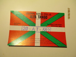 SPAIN BASQUE  GRUPPO RADIO ITALIA ALFA TANGO QSL   POSTCARD , 0 - Radio