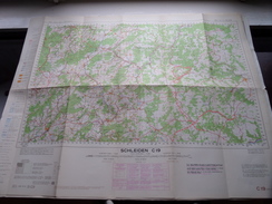 Duitsland Stafkaart SCHLEIDEN C 19 - 1/100.000 M 632 - 1955 ! - Europa