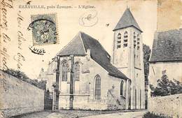 CPA 95 EZANVILLE PRES ECOUEN  L EGLISE - Ezanville