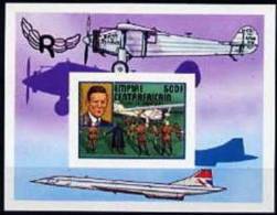 CENTRAFRIQUE Concorde, Avion, Plane. Yvert Epreuve De Luxe BF 19 ** MNH /Concorde - Concorde