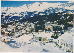 SUISSE,SWITZERLAND,SWISS, HELVETIA,SCHWEIZ,SVIZZERA ,VALAIS,CRANS MONTANA,vallée Du RHONE,vue Aerienne,hiver - Crans-Montana