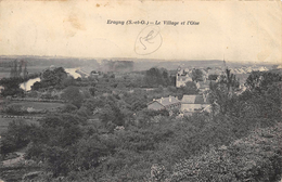 CPA 95  ERAGNY LE VILLAGE ET L OISE 1905 - Eragny