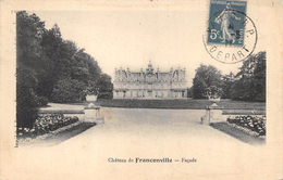CPA 95  CHATEAU DE FRANCONVILLE FACADE 1911 - Saint-Martin-du-Tertre