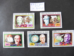 Congo : 5   Timbres Oblitérés - Collections