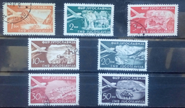 LANDSCAPES-AIRMAIL-SHORT SET-YUGOSLAVIA-1951 - Luchtpost