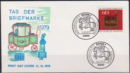 BRD FDC 1979 Nr.1023 Tag Der Briefmarke Posthausschild Altheim Saar (d 5206 )günstige Versandkosten - 1971-1980