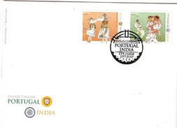 Portugal & FDC Joint Edition With India, Traditional Customs, Lisbon 2017 (5778) - Emissioni Congiunte
