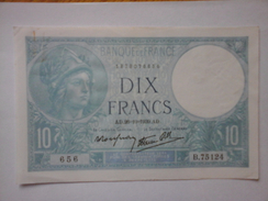 Magnifique Billet De 10 Francs Minerve - 10 F 1916-1942 ''Minerve''