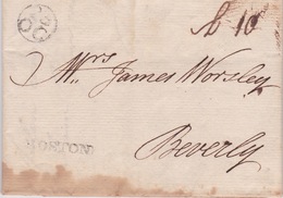 Russia Ship Mail Trans Atlantic Kronstadt To Boston 1799 - ...-1857 Voorfilatelie