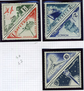 1953 - MONACO -  Catg.. Mi. TAXE 40/43+50/51 - NH - (I-SRA3207.42) - Fiscale Zegels