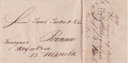 Russia Empire . Pskov To Pernau - ...-1857 Prephilately