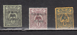 WALLIS ET FUTUNA * YT N° 1 2 3 - Unused Stamps