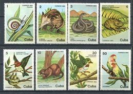 194 CUBA 1984 - Yvert 2575/81 - Escargot Perroquet Lapin .... - Neuf ** (MNH) Sans Trace De Charniere - Nuevos