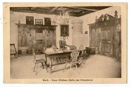 CPA     WORB   1913     VIEUX CHATEAU      SALLE DES CHEVALIERS - Worb
