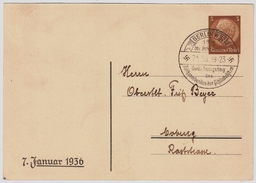 1936, Privat-GA  1. Tag Der Briefmarke  , #7536 - Interi Postali Privati