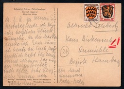 0560 - Alter Beleg Künstlerkarte - Baden Baden 1946 - Amtliche Ausgaben