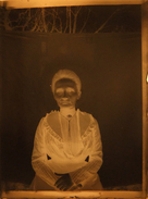 Plaque Verre Négative - Portrait D'une Femme - Diapositivas De Vidrio
