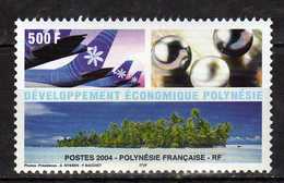 French Polynesia / Polynésie Française 2004 Economic Development.Airplane, Aviation, Forest.MNH - Neufs