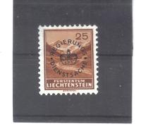 LIE622 LIECHTENSTEIN 1934 DIENSTMARKEN MICHL15 B Aufdruck Schwarz (*) GUMMIFEHLER Katalogwert 18,00 € - Servizio