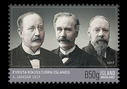 IJsland / Iceland - Postfris / MNH - IJslands Eerste Regering 2017 NEW! - Ungebraucht